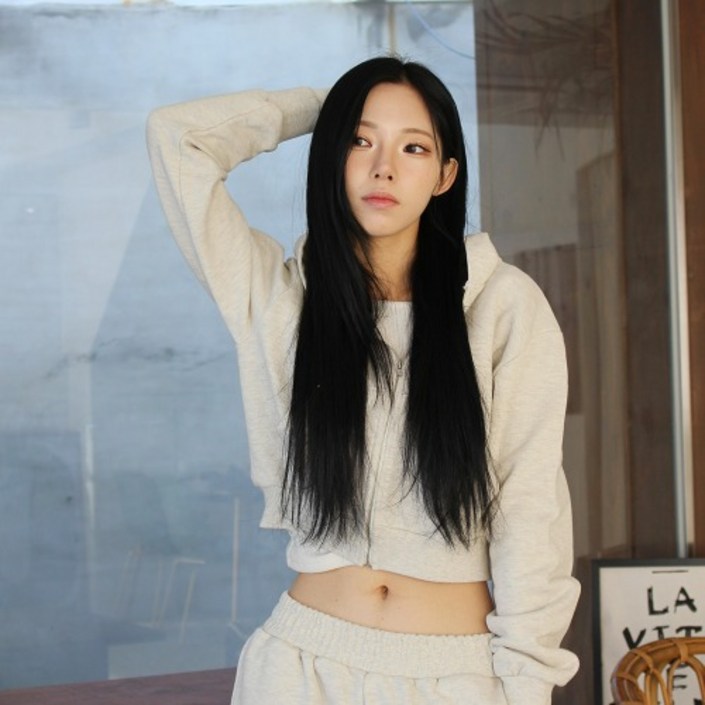 플레이몬스터 몬스터 크롭 후디 집업 / 후드집업 / 여자후디 / 여성후디 / 러블리룩 / 데일리룩