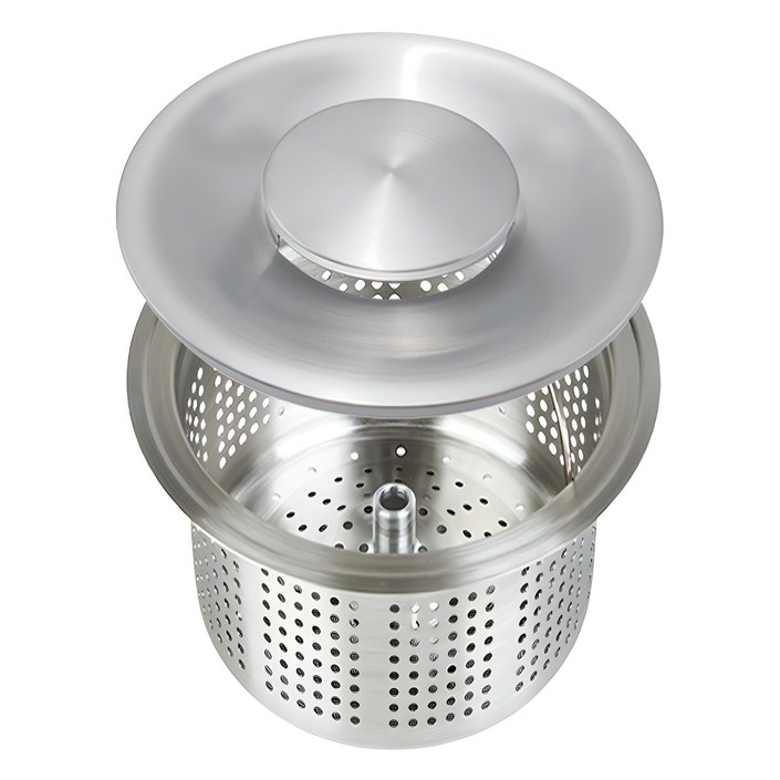 싱크대 배수구 탈수 거름망  스텐 싱크 커버 STS304, 1개