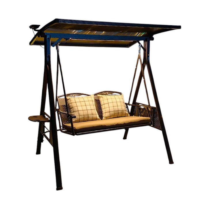 데일리나라 흔들의자 흔들그네 2인용 3인용 그네의자 마당의자 북유럽 안락의자, 1개