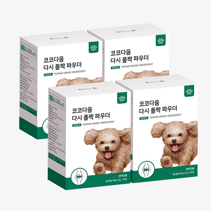 코코다움 다시 폴짝 파우더 강아지 영양제 30p