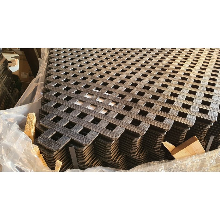 PVC 래티스 고급형 백색 갈색 검정 울타리 가림막 사생활보호 테라스 정원 아웃도어