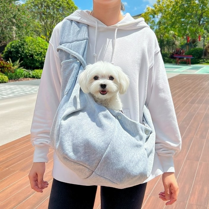 강아지 포대기 슬링백 반려동물 이동가방