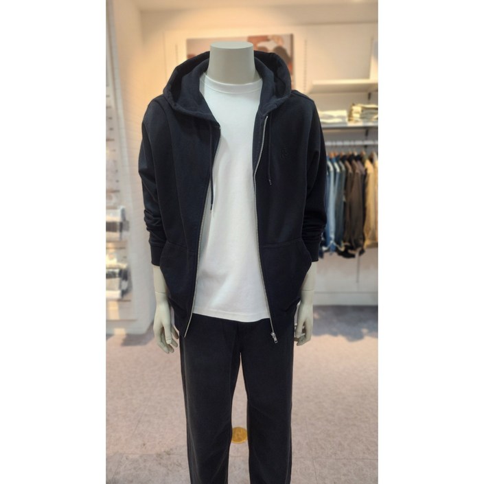 [지오다노] 2025 가을 NEW 남자 그래픽 자수 후드집업 025519 2칼라