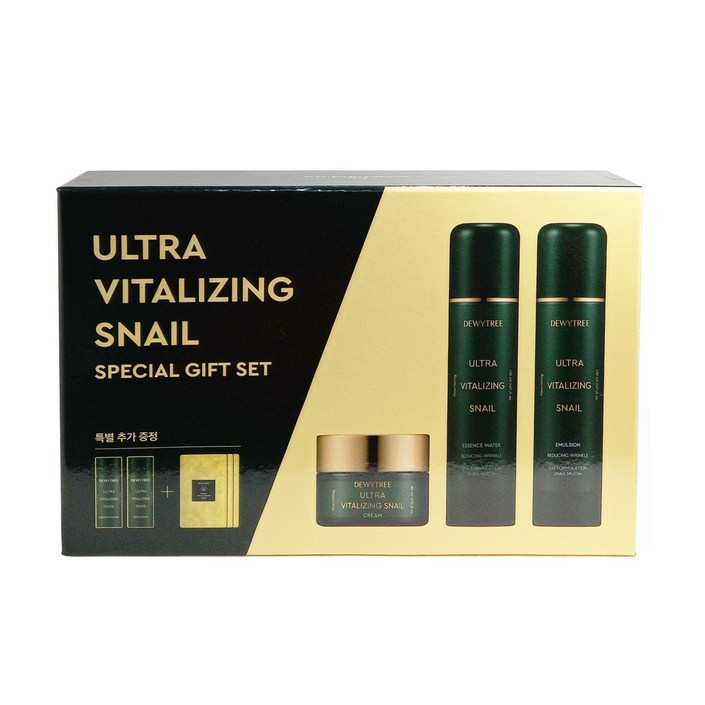 듀이트리 울트라 바이탈라이징 스네일 스페셜 기프트 3종 세트 크림 에센스 에멀전