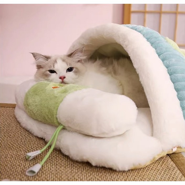 PCTN 고급 고양이 이불베개세트 캣배딩 애견이불집 강아지 이불배게세트 Pet Bedding Set