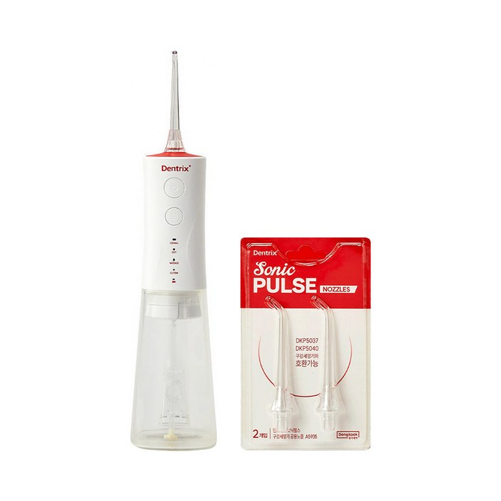 동국제약 덴트릭스 소닉펄스 마사지샷 구강세정기  노즐 2P