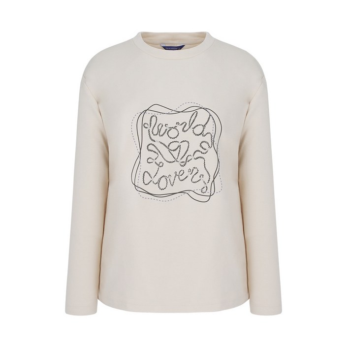 올리비아하슬러 올리비아 하슬러 에센셜 데일리 티셔츠OHCWTS101