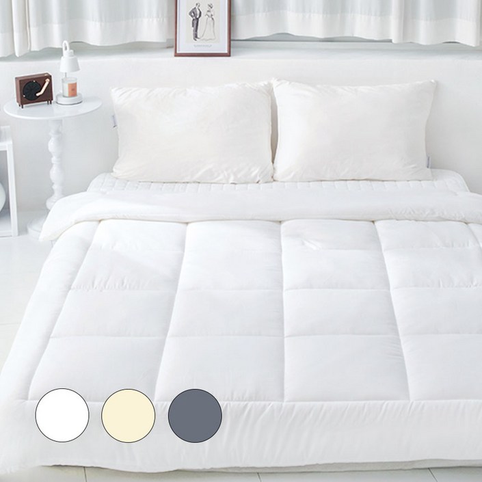 호텔 침구 차렵 이불 세트 침대패드 순면 베개커버 2P 사계절 항균 숙면 구름 이불 슈퍼 싱글 퀸 킹