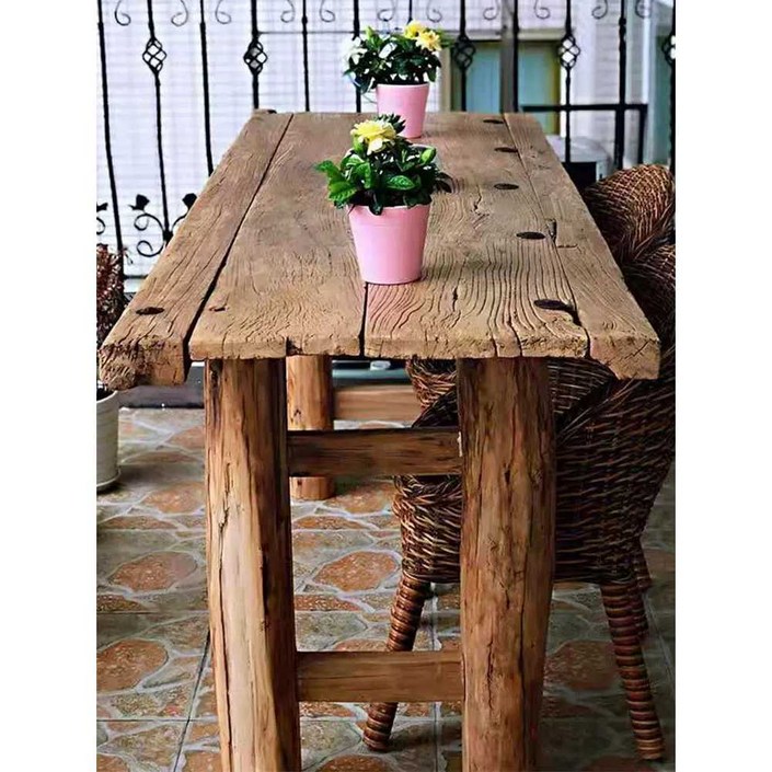 원목 고재테이블 빈티지 티크 나무 고재