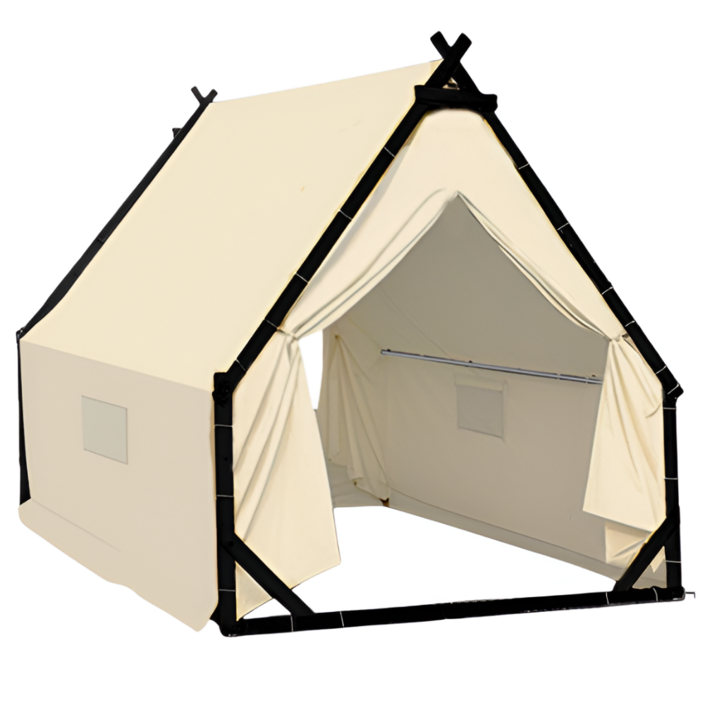 데일리가든 캠핑장 텐트 삼각텐트 인디언 몽골 텐트 감성 카페 야외 천막, 베이지