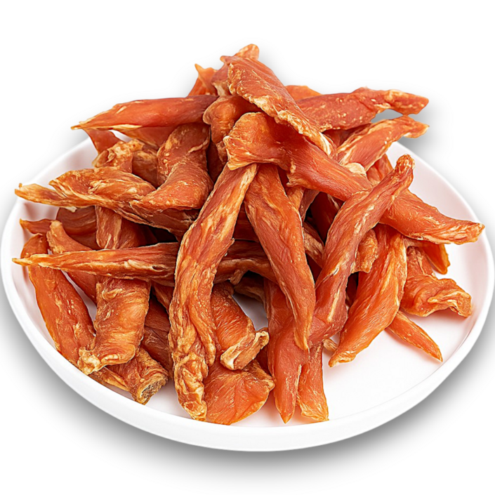 국내산 강아지 수제 건조간식 닭가슴 대용량 무방부제 반려동물 치석제거 육포 개맛도리, 100g, 2개