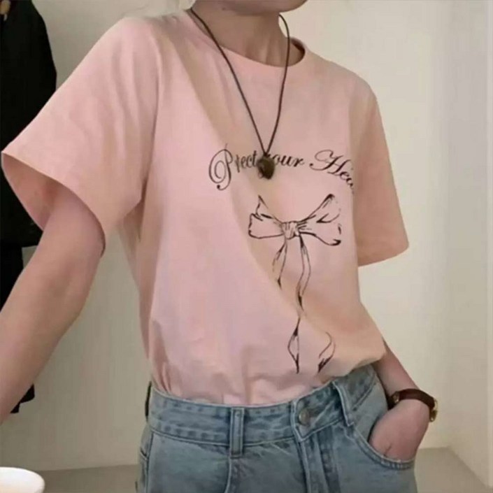 코코블랑 엘리 리본 나염티