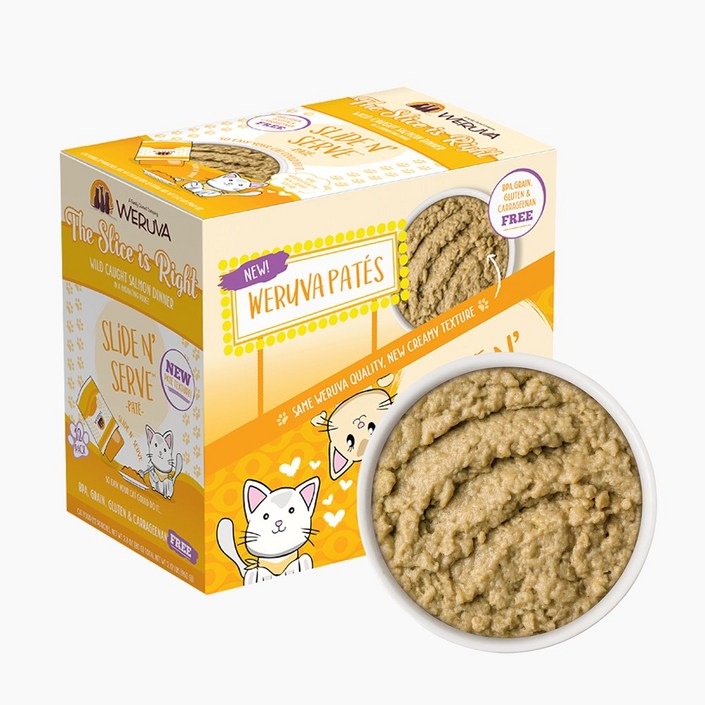 웨루바 고양이 클래식 파테 파우치 더 슬라이스 이즈 롸잇 80g 12P, 1팩, 960g, 연어 웨루바 고양이 클래식 파테 파우치 더 슬라이스 이즈 롸잇 80g 12P, 1팩, 960g, 연어