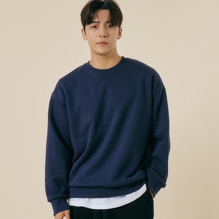 엘엑스티 퀄리티 좋은 국내생산 면100 오버핏 무지 헤비웨이트 맨투맨 티셔츠