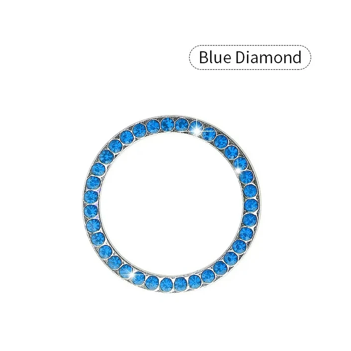 크리스탈 엔진 점화 Onekey 시작 중지 버튼 스위치 보호 블링 걸스 자동차  인테리어 장식