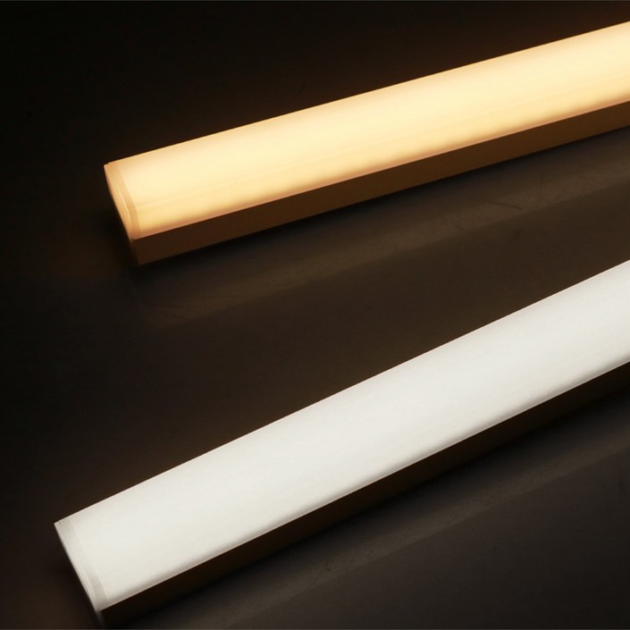 LED 레일등 레일조명 라인조명 T5 (삼성칩 플리커프리 300mm 600mm 900mm 1200mm), 화이트, 1개
