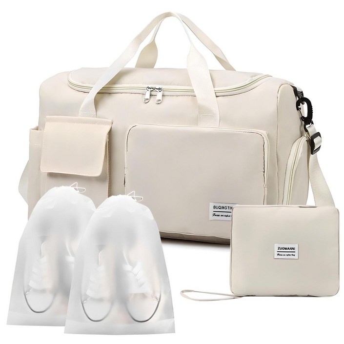 노티드트립 프리미엄 여행용 대용량 접이식 캐리어 결합 보스턴백