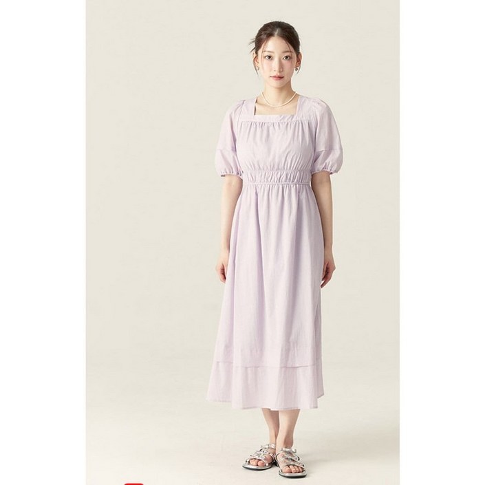 로엠 여성용 스모킹 롱 원피스