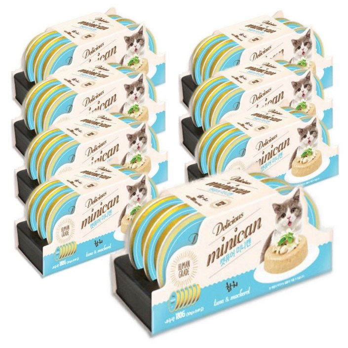 캣퓨어 고양이 습식간식 미니캔 참치 30gX48개입, 참치, 30g, 48개