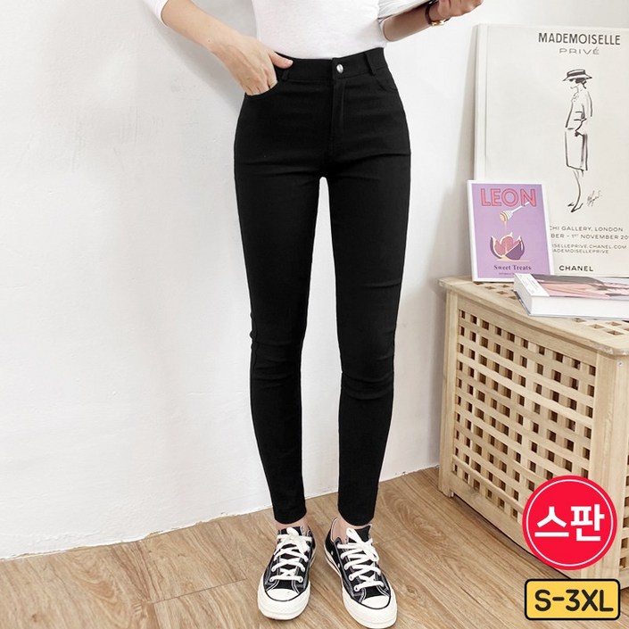 바비팩토리 여성용 롱/숏 선택! 대박 편안한 쫀쫀 스판 스키니 바지 팬츠 키큰녀/키작녀 빅사이즈까지