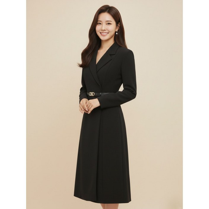 조이너스카라 벨트 플레어 원피스JW24OP2001905A