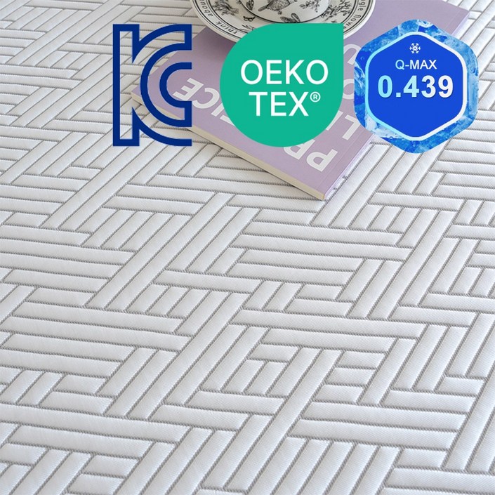 한정특가 Cozy Aura 파워쿨링 냉감 침대 패드 쿨매트 고정밴드형 KC인증