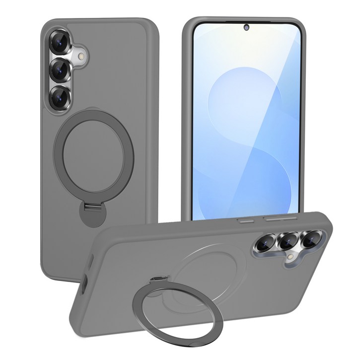 삼성 갤럭시 S24 S25 플러스 울트라 엣지 맥세이프 자기흡착 군사급 360회전링 케이스