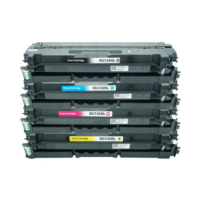 그래토너 삼성 CLT-K2430L C2430L M2430L Y2430L 호환 재생토너 SL-C2410 C2470 C2420 C3030 C3070 DW FR ND 대용량 세트