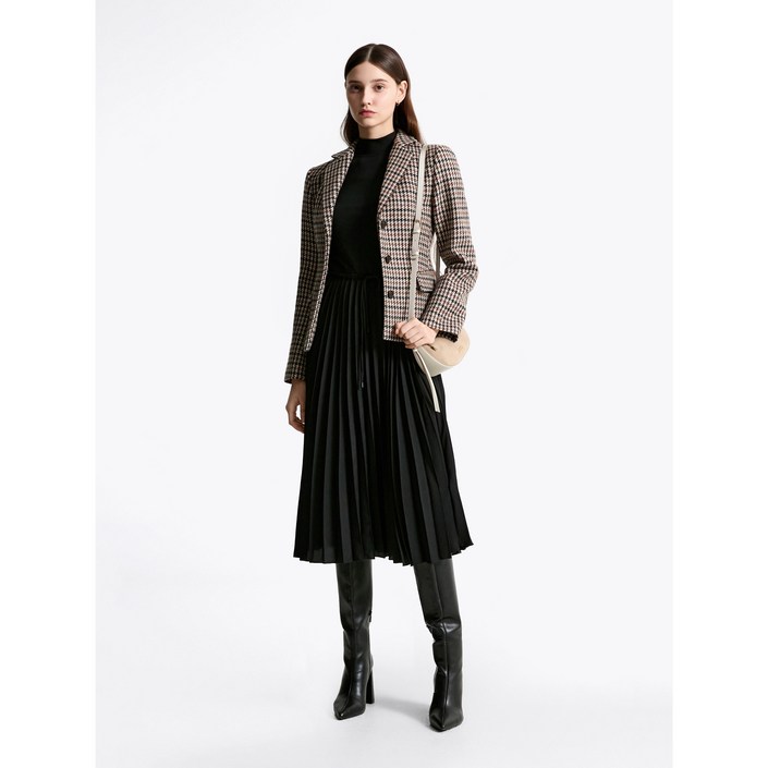 타미힐피거 믹스 플리츠 원피스 T22F7TDR060WT1BDS