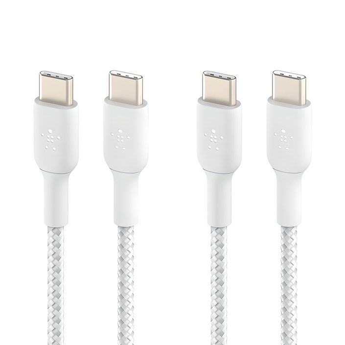 벨킨 BoostCharge 브레이디드 USB C타입C타입 고속 충전케이블 CAB004bt2MWH