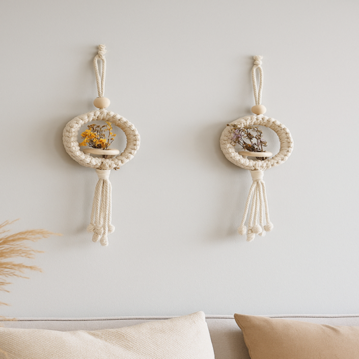 마르솝 핸드메이드 플라워 행잉 데코