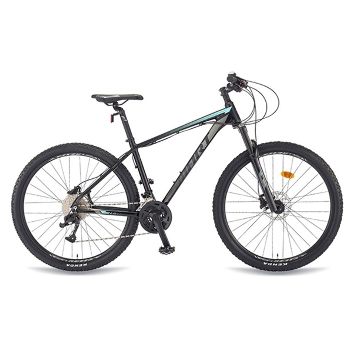 스마트자전거 테트라 5XX MTB 2024년 69.9cm(27.5인치) 30단 유압식디스크브레이크 입문용 미조립, 1개, 180cm, M사이즈 블랙