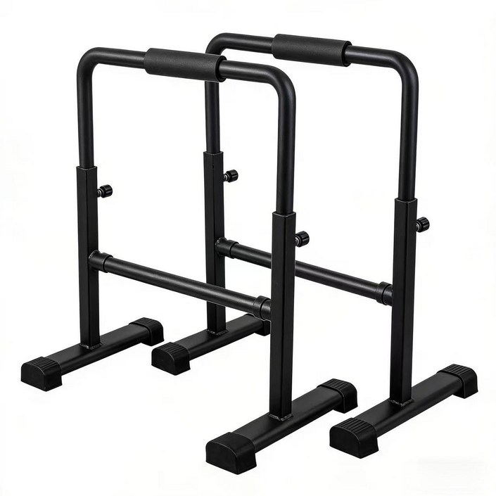 Aiiyya 높이조절 평행봉 딥스바 2p, 검정
