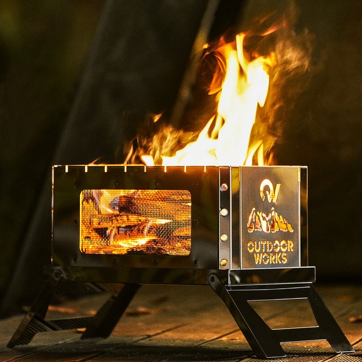 아웃도어웍스 캠핑화로대 화로대 불멍화로대 바베큐그릴