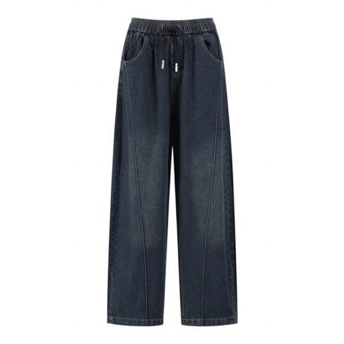 보니스팍스 와이드 허리 밴딩 끈 데님 팬츠 P3TA003L0 7822895