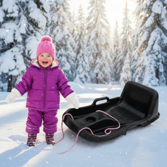 아기 눈썰매 등받이 썰매앤, 1개