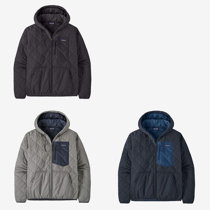 [정품] 파타고니아 후드 집업 [코리아](27611Q7GN)25F/W 멘즈 다이아몬드 퀼티드 보머 후디 Diamond Quilted Bomber 티셔츠