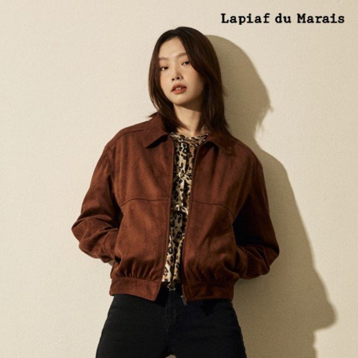 라삐아프 25FW FAUX 스웨이드  보머자켓 1종