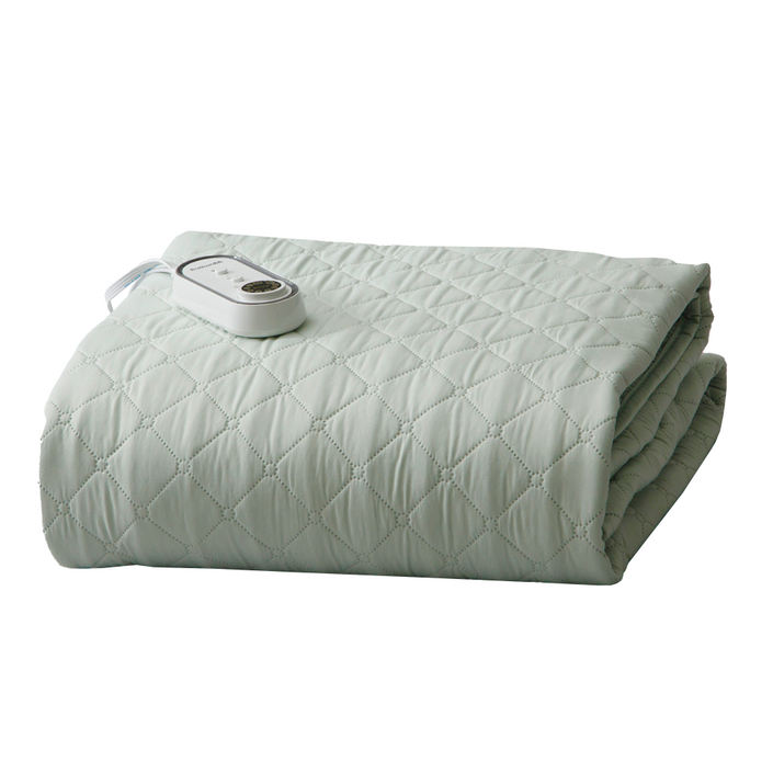 국산 전자파안심 전기담요 전기장판 전기요 원적외선 1인용 2인용 전기매트, 민트그린