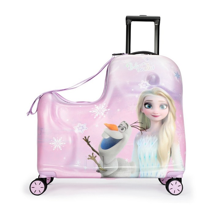 디즈니 정품 겨울왕국 라이드 캐리어 24인치