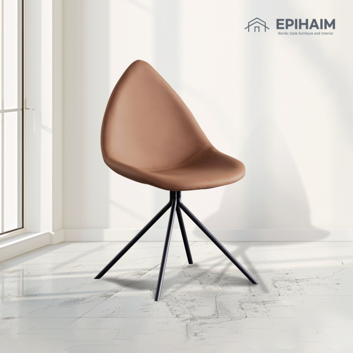 에피하임 북유럽풍 오타와 다이닝 물방울 체어