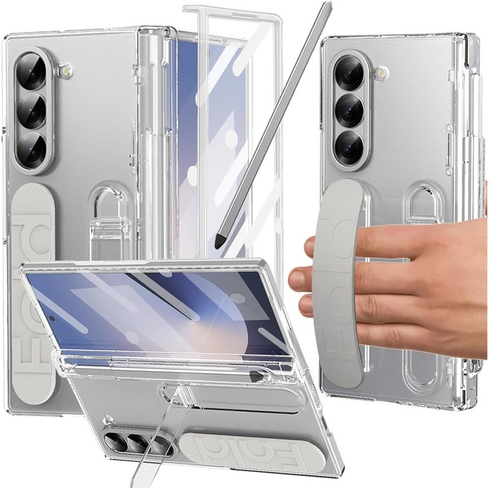 디상커 갤럭시 Z 폴드 6/7 보호필름 힌지보호 거치대 케이스+S펜