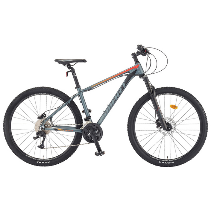 스마트자전거 테트라 5XX MTB 2024년 69.9cm27.5인치 30단 유압식디스크브레이크 입문용 미조립, 1개, 180cm, L사이즈 그레이