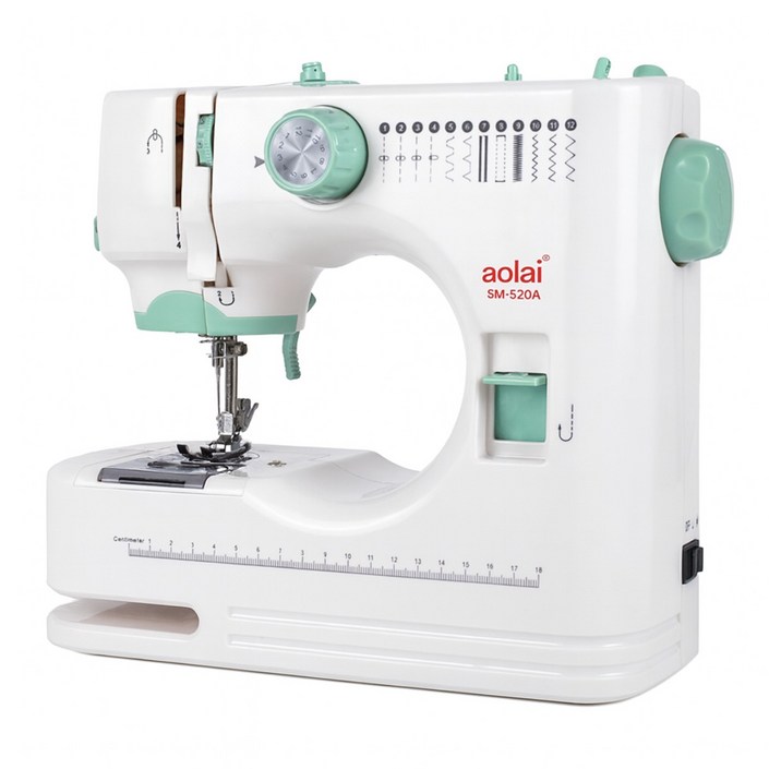 이지루프 간편한 공업용 재봉틀 가정용 휴대용 멀티 미니 미싱기 두꺼운 오버록 미싱, 재봉틀 기본형