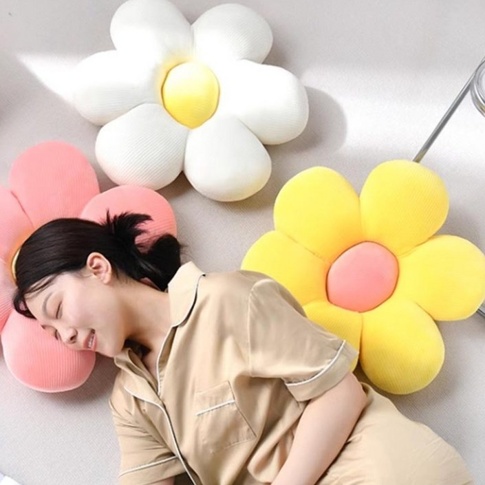 뚱보  11 데이지꽃 플라워 좌석 방석 쿠션