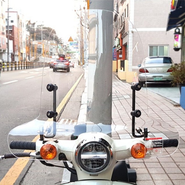 순흥 혼다 슈퍼커브110 2021년2025년 튜닝 NBC 클리어 윈드스크린, 1개