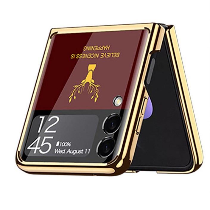 갤럭시 Z플립3 케이스 스트랩 대리석 슬림 하드 명품 강화유리 지플립3 케이스