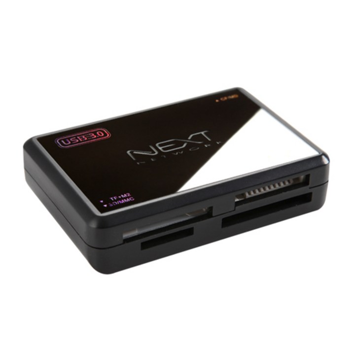 넥스트 USB 3.0 CF SD 올인원 카드 리더기 NEXT-9703U3 + 케이블 1m 세트 20230628