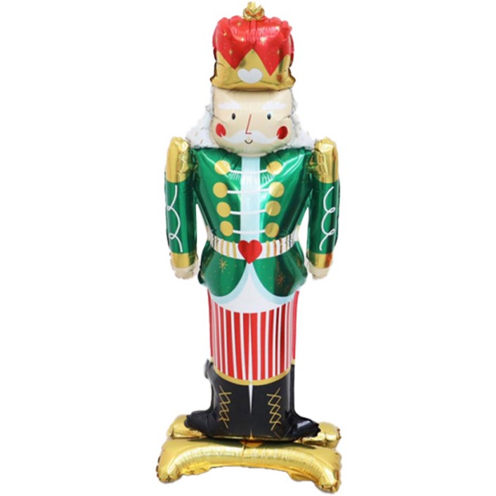 작은병정 스탠딩 그린 풍선