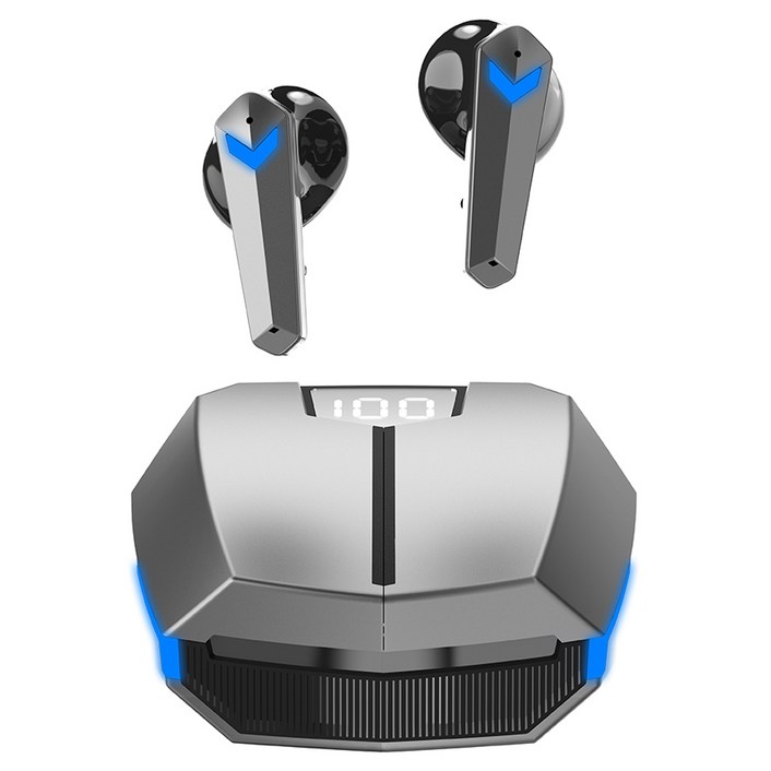 SKY 핏 팬텀 S 블루투스 5.4 TWS 오픈형 게이밍 무선이어폰, SKYGXS1, 더스티 블랙